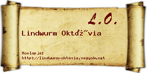 Lindwurm Oktávia névjegykártya
